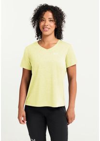 T-Shirt Jack Wolfskin "WILDTRAIL T W", Damen, Gr. L (42/44), daisy, Obermaterial: 100% POLYESTER, Shirts T-Shirt