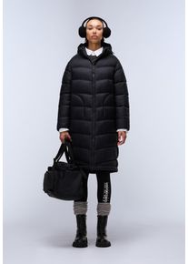 Steppjacke Napapijri "A-EGA L W 941", Damen, Gr. XS, schwarz (schwarz beauty), Web, Obermaterial: 100% Polyamid, Jacken Steppjacke, mit