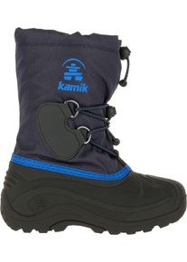Outdoorwinterstiefel Kamik "SOUTHPOLE 4", Kinder, Gr. 25, w&auml;rmend, blau (navy, blau), Synthetik, Schuhe Outdoorwinterstiefel, Winterboots, Winterstiefel, Snowboots, Winterschuhe, wasserdicht