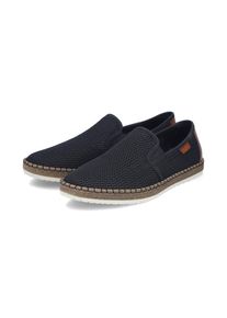 Espadrille Rieker, Herren, Gr. 44, schwarz, Textil, Schuhe Espadrille, mit luftdurchl&auml;ssiger Perforation, Topseller
