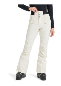 Snowboardhose Roxy "Rising High 15K", Damen, Gr. XL, wei&szlig; (whisper wei&szlig;), Obermaterial: 49% Polyester, 39% Polyester, 12% Elasthan., Hosen Snowboardhose