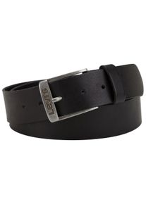 Levi's Lederg&uuml;rtel LEVI'S "NEW DUNCAN", Damen, Gr. 105, schwarz, Rindsleder, unifarben, Basic, G&uuml;rtel Lederg&uuml;rtel, mit Logopr&auml;gung auf der Schlie&szlig;e