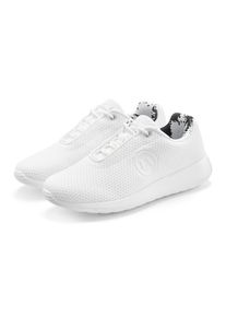 active by Lascana Sneaker LASCANA ACTIVE "Halbschuh, Turnschuhe", M&auml;dchen, Gr. 35, Textil, wei&szlig;, Obermaterial: 100% Textilmaterial. Decksohle: 100% Textilmaterial. Futter: 100% Textilmaterial. Laufsohle: 100% Synthetik, unifarben, Basic, Schuhe Sneaker, mit atmungsaktivem Mesh-Obermaterial, herausnehmbare Innensohle, Topseller