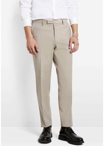 Anzughose Cinque "CIMONOPOLI-H", Herren, Gr. 102, S-Gr, braun (hellbraun), Web, Obermaterial: 53% Polyester, 43% Schurwolle, 4% Elasthan, schmal lang, Hosen Anzughose, mit Paspeltaschen hinten
