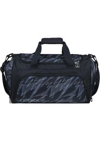 Sporttasche neoxx "Move", M&auml;dchen, Gr. B/H/T: 43cm x 26cm x 24cm, schwarz (stormchaser), Polyester, Taschen Sporttasche, teilweise aus recyceltem Material