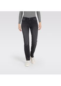 Slim-fit-Jeans MAC "DREAM", Damen, Gr. 32, L&auml;nge 28, anthra fancy wash, Denim/Jeans, Obermaterial: 88% Baumwolle, 9% Polyester, 3% Elasthan, slim fit lang, Jeans Slim-fit-Jeans, sehr elastisches Material