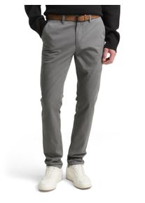 Chinohose Tom Tailor Denim, Herren, Gr. 34, L&auml;nge 34, grau (castlerock grau), Obermaterial: 97% Baumwolle, 3% Elasthan, schmal lang, Hosen Chinohose, leicht vorgewaschen