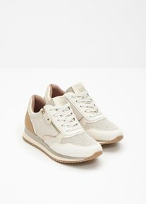 Sneakers fr&aring;n Jana med sk&ouml;n vidd - beige - storlek 36 - bonprix