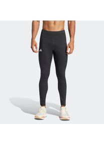 Lauftights adidas Performance "ADIZERO E L TGT", Herren, Gr. L, N-Gr, schwarz (schwarz, normal, gr.), Obermaterial: 85% Polyester, 15% Elasthan, Hosen Lauftights