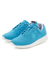 active by Lascana Sneaker LASCANA ACTIVE "Halbschuh, Turnschuhe", M&auml;dchen, Gr. 38, Textil, blau (t&uuml;rkis), Obermaterial: 100% Textilmaterial. Decksohle: 100% Textilmaterial. Futter: 100% Textilmaterial. Laufsohle: 100% Synthetik, unifarben, Basic, Schuhe Sneaker, mit atmungsaktivem Mesh-Obermaterial, herausnehmbare Innensohle