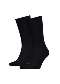 Socken Puma "Puma MEN CLASSIC PIQUEE SOCK", Herren, Gr. 47-49, schwarz, Baumwollmischung, normal, Socken Socken, mit komfortablem Bund