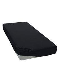 OTTO home, &raquo;PAPRIKA&laquo; Bettlaken, Laken, in zwei Qualit&auml;ten: Fleece & Jersey, pflegeleicht, schwarz, Microfaser-Jersey, Obermaterial: 100% Polyester, B/