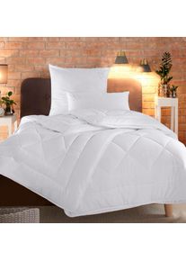 OTTO home, Microfaserbettdecke + Kopfkissen &raquo;Baca, 2-tlg. Bettdecke 135x200 oder155x220 cm mit Kissen 80x80 cm&laquo; Set Bettdecke & Kissen Made in Germany