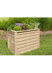 Konifera, Hochbeet &raquo;aus unbehandeltem Fichtenholt&laquo; BxTxH: 100x60x75 cm, natur, Holzwerkstoff, B/H/T: 100 cm x 75 cm x 60 cm, natur