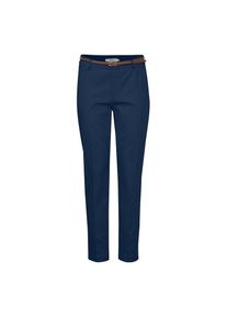 oxmo, Damen, Stoffhose &raquo;Stoffhose OXDaisy&laquo;, Copenhagen Night, 40 - N-Gr, Moderne Hose mit G&uuml;rtel