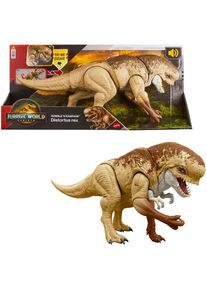 Mattel , Actionfigur &raquo;Jurassic World - Feature D-Rex&laquo; mit Bei&szlig;-Angriff und Br&uuml;llger&auml;usch, bunt, Kunststoff, bunt
