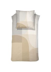 Damai, Bettw&auml;sche &raquo;Moore&laquo; 3 Stk. elegante Farbkombinationen, cream, Satin, Obermaterial: 100% Baumwolle, B/L: 200 cm x 200 cm - 1 Stk., cream