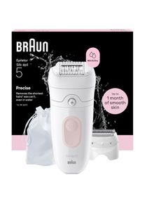 Braun, Epilierer &raquo;Silk-&eacute;pil 5 SE5-030&laquo; Wet & Dry, Einfache Haarentfernung, Rasieraufsatz und Trimmeraufsatz, rosa, Effizient: Unsere Epilierer 