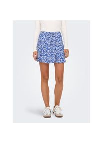Only, Damen, Minirock &raquo;ONLNALA LIFE SKORT WVN NOOS&laquo; Viskose, Marina AOP:WHITE FLOWER, S (36), Marina AOP:WHITE FLOWER, Sommerrock von Only