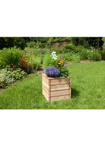 Konifera, Pflanzk&uuml;bel &raquo;aus langlebigem L&auml;rchenholz&laquo; BxTxH: 115x40x43 cm, natur, Holzwerkstoff, B/H/T: 115 cm x 43 cm x 40 cm, natur