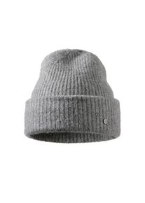 Pearlwood, Herren, Strickm&uuml;tze &raquo;ALVA&laquo; in feinen Rippen gestrickt, graphit, graphit, Strickm&uuml;tze von Pearlwood