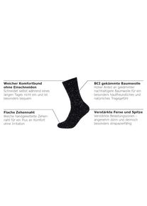 Camano, Damen, Socken &raquo;comfort&laquo; 9 Paar, mit verst&auml;rktem Fersen- und Zehenbereich, white, 43-46, Socken von Camano mit weichem Komfortbund - schneidet 