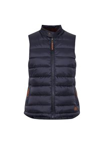 oxmo, Damen, Steppweste &raquo;Steppweste OXCamilla&laquo; 1 Stk. Rei&szlig;verschluss, India Ink, L, Weste mit innerer Kragenleiste in Cordoptik