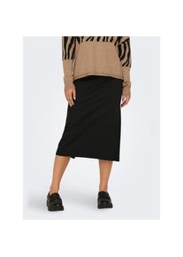 Only, Damen, Bleistiftrock &raquo;ONLTIA HW LONG SLIT PENCIL SKIRT CC PNT&laquo;, Black, XS (34), Black, Midirock von Only