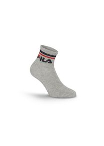 Fila, Damen, Kurzsocken 3 Paar tlg., grey melange, 43-46, Sportsocken von Fila