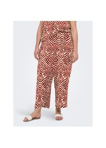 Only CARMAKOMA, Damen, Culotte &raquo;CARSHILLA CULOTTE PANT AOP BS&laquo; Sommerhose, Hot Chocolate AOP:TRIBE, 42 - N-Gr, Culotte von Only CARMAKOMA