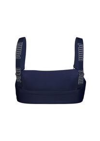 Puma, Damen, Bandeau-Bikini-Top &raquo; SWIM WOMEN BANDEAU TOP&laquo; breite, verstellbare Tr&auml;ger mit Logoschriftzug, navy, XS - N-Gr, Bikinioberteil von Puma