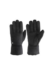 Pearlwood, Damen, Lederhandschuhe &raquo;LANA&laquo; Warm gef&uuml;ttert, Temperaturregulierend, Black, 7, Damenhandschuhe von Pearlwood