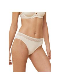 Triumph, Damen, Tai-Slip &raquo;Feel of Modal&laquo; 3er Pack, sehr weich, elastischer Bund mit Spitze, CREAMY DREAM, L, Tai-Slip von Triumph