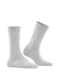 Falke, Damen, Socken &raquo;Softmerino&laquo; w&auml;rmend, hohe Feuchtigkeitsaufnahme, atmungsaktiv, klimaregulierend, light grey mel., 39-40, Damensocken von Falke