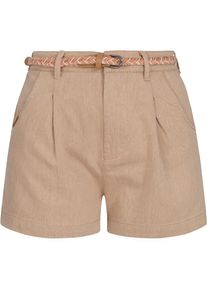 Ragwear, Damen, Chinoshorts &raquo;Shorts Sorenn Intl.&laquo;, Cream, 28 - N-Gr, Moderne Damen Shorts mit edlem Flechtg&uuml;rtel von Ragwear