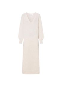 bonprix, Damen, Strickkleid &raquo;Oversized Strickkleid in Midil&auml;nge&laquo; aus Polyacryl, Polyester und Elasthan, l&auml;ssig geschnitten, Midil&auml;nge, wollwei&szlig; 