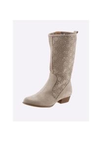 Heine, Damen, Stiefel, taupe, 36, Made in Spain