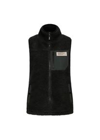 oxmo, Damen, Pl&uuml;schweste &raquo;Pl&uuml;schweste OXABBY&laquo;, Meteorite, XL, Modische Weste der d&auml;nischen Top-Marke