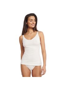 Sloggi, Damen, Unterhemd &raquo;GO&laquo; 2er Pack, zarte Spitze, Baumwollmischung, V-Ausschnitt, SILK WHITE, M, Damen-Tops von Sloggi