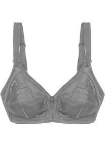 Triumph, Damen, B&uuml;gelloser BH &raquo;Doreen + Cotton 01 N&laquo; mit zarter Lochstickerei, black, 80 - Cup B, BH ohne Polsterung und ohne B&uuml;gel