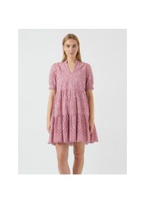 Y.A.S, Damen, Blusenkleid &raquo;YASHOLI SS DRESS S. NOOS&laquo; Sommerkleid, Lilas, XXL (44) - N-Gr, Reine Baumwolle sorgt f&uuml;r angenehmen Tragekomfort und 
