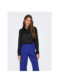Jacqueline de Yong JDY, Damen, Satinbluse &raquo;FIFI L/S SHIRT WVN NOOS&laquo;, Black, 40, Gl&auml;nzende Bluse von JDY