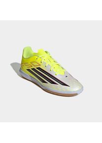 adidas Performance, Unisex, Fu&szlig;ballschuh &raquo;F50 CLUB KIDS, HALLENB&Ouml;DEN&laquo; f&uuml;r Hallenboden, f&uuml;r Kinder & Jugendliche, Team Solar Yellow 2/Core Black/Lucid 
