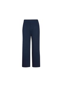 GOLDNER, Damen, 7/8-Hose &raquo;Jerseyhose Louisa in elastischer Qualit&auml;t&laquo;, marine, 38 - N-Gr, Elastischer Komfortbund