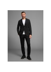 Bruno Banani, Herren, Anzug &raquo;Packable Suit, Anzug&laquo; Sakko & Hose, slim fit perfekt f&uuml;r Reisen! immer Top gestylt ohne Knitterfalten, schwarz, U + N + S