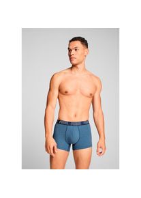 Puma, Herren, Boxer 2er Pack, ohne Eingriff, elastisch, blau-meliert, navy, L, Herren Boxershorts von Puma