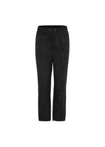oxmo, Damen, Stoffhose &raquo;Stoffhose OXJudith&laquo;, Black, 42 - N-Gr, Modische Fake-Leder Hose mit verk&uuml;rztem Bein