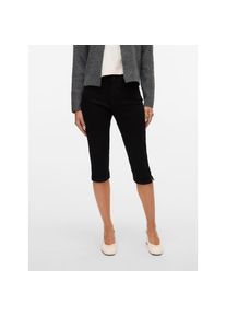 V&eacute;ro Moda Vero Moda, Damen, &raquo;VMELLY MR KNICKERS DNM MIX NOOS&laquo;, Black, N-Gr, XL (42) - N-Gr, Black, Kurze Capri Jeans von Vero Moda