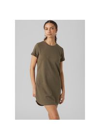 V&eacute;ro Moda Vero Moda, Damen, Jerseykleid &raquo;VMSASHAMILLA SS SWEAT DRESS NOOS&laquo; Sommerkleid, kalamata, N-Gr, XL - N-Gr, kalamata, Shirtkleid von Vero Moda