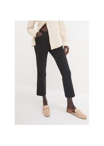 bonprix, Damen, Schlupfhose &raquo;7/8 Schlupfhose mit Stretch&laquo; mit Stretch-Anteil, Regular Fit, mit elastischem Gummibund, schwarz, 36 - N-Gr, Schlupfhose 